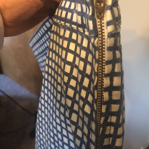 TORY BURCH CAPRIS | Blue Haven Plaid Capris | size 28 - Picture 8 of 11